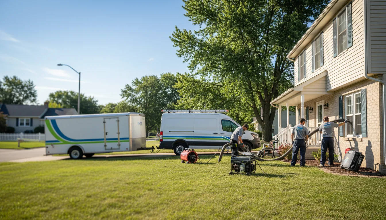 Flooded Basement Restoration And Cleanup With Repair in Luther, IA near me